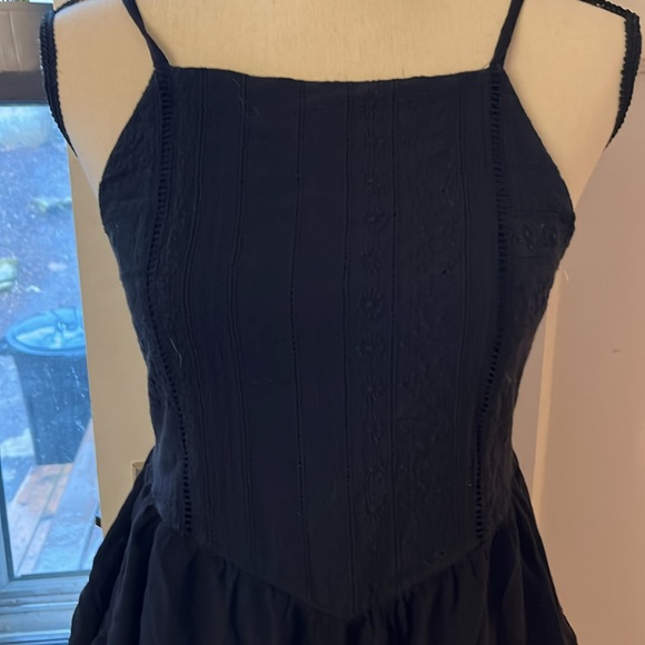 Wild Fable Women's Dress Crochet Halter Adjustable Tiered Medium - Picture 3 of 10